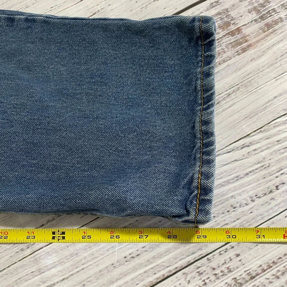 Levis‎ 550 Jeans Straight Relaxed Fit Blue Cotton Men's Size 34x32 (Fits 32x29)